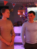Анна Дружкова в баре "Со.mein"