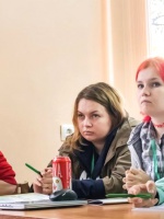 Команда НГУ, слева Михаил Лебедев и Дарья Черникова