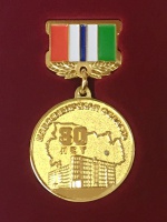 Юбилейная медаль "80 лет Новосибирской области"